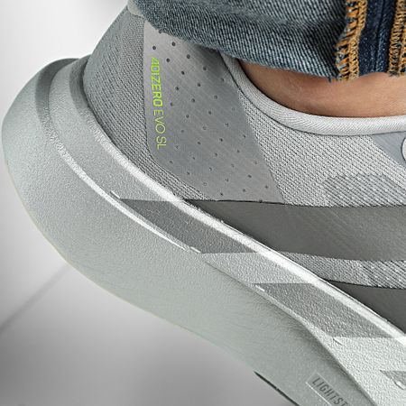 Adidas Performance - Zapatillas Adizero EVO JR3419 Plata Metalizada Hierro Metalizado Halo Plata