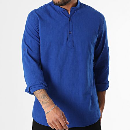 Armita - 808 Camisa Manga Larga Regular Fit Azul Real