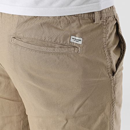 Jack And Jones - Pantalones cortos Jaiden Campaign Hybrid Chino Beige