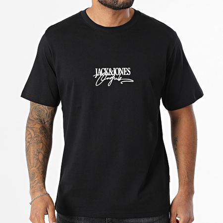 Jack And Jones - Almeria Branding Tee Negro