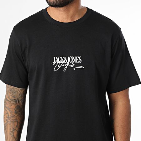 Jack And Jones - Almeria Branding Tee Negro