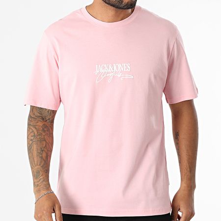 Jack And Jones - Camiseta Almería Branding Rosa