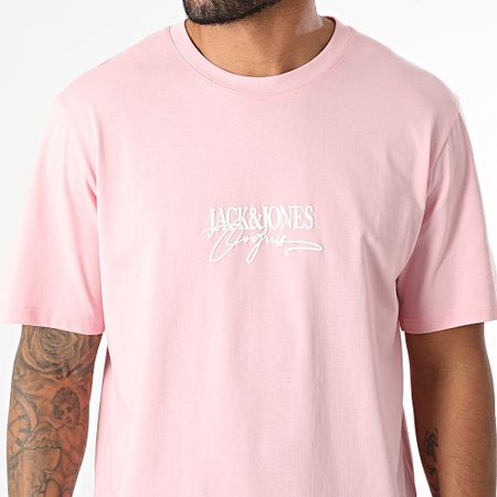 Jack And Jones - Camiseta Almería Branding Rosa