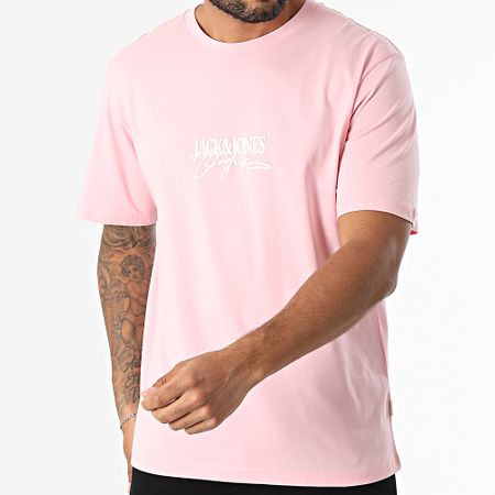 Jack And Jones - Camiseta Almería Branding Rosa