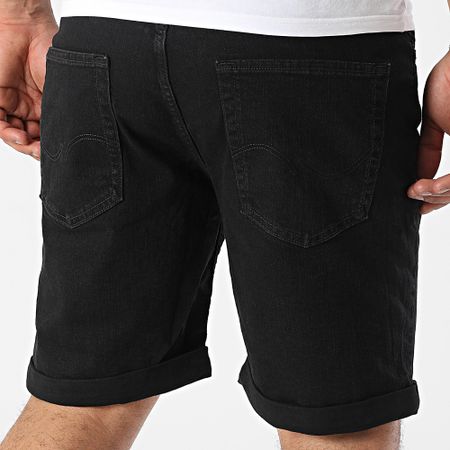 Jack And Jones - Rick Original Jean Shorts Negro