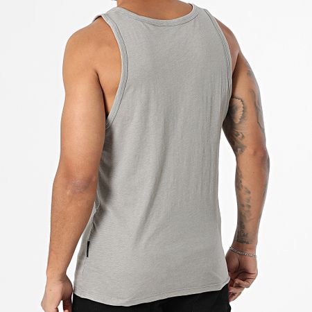 Jack And Jones - Sago Small Logo Slub Tank Top Gris