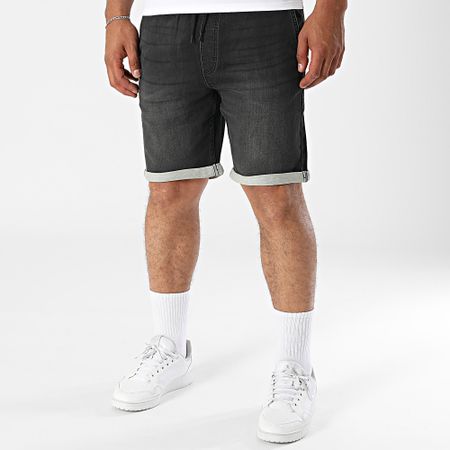 Jack And Jones - Rick Lane Jean Shorts Negro