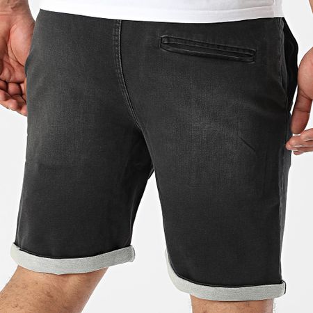 Jack And Jones - Rick Lane Jean Shorts Negro