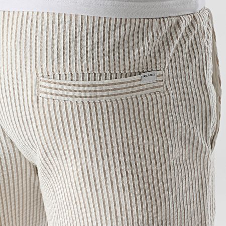 Jack And Jones - Jaiden May Pantalón Corto Beige Blanco
