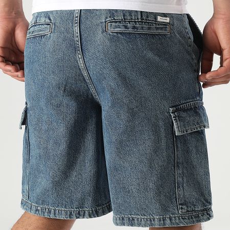 Jack And Jones - Bill Pantalones cortos vaqueros anchos Azul Denim