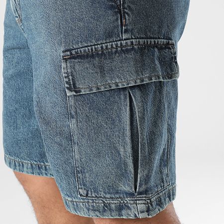 Jack And Jones - Bill Pantalones cortos vaqueros anchos Azul Denim