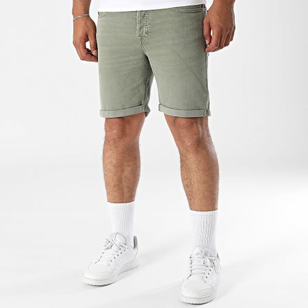 Jack And Jones - Rick Original Jean Shorts Caqui Verde