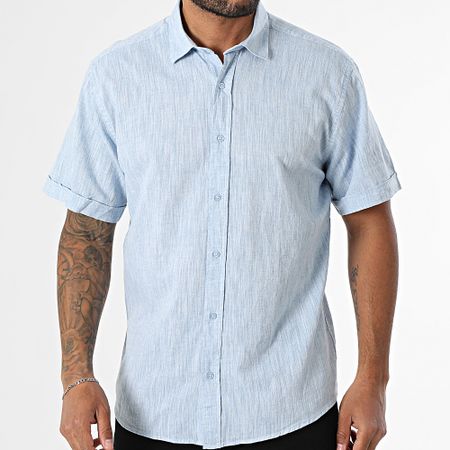 Armita - Regular Fit Camisa Manga Corta 853 Light Heather Blue