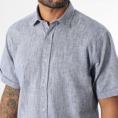 Armita - Regular Fit Camisa Manga Corta 853 Azul Marino Heather