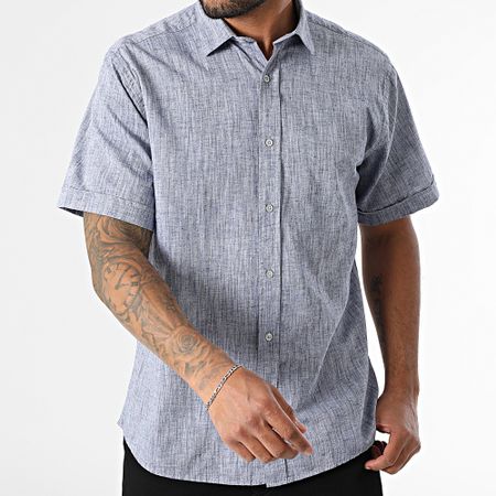 Armita - Regular Fit Camisa Manga Corta 853 Azul Marino Heather