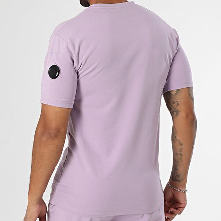 Black Industry - Conjunto de camiseta oversize y pantalón corto lila