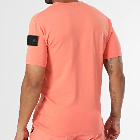 Black Industry - 009 Conjunto de camiseta y pantalón corto Salmón