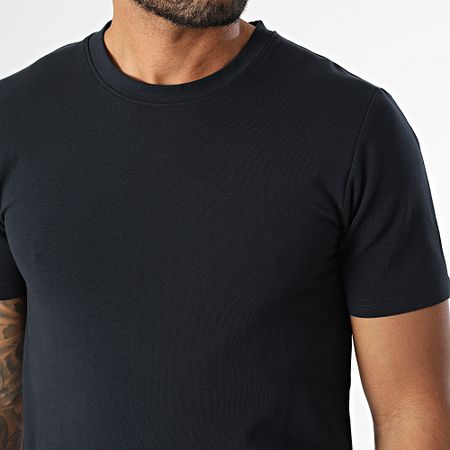 Black Industry - Conjunto de camiseta oversize y pantalón corto azul marino