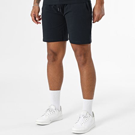 Black Industry - Conjunto de camiseta oversize y pantalón corto azul marino
