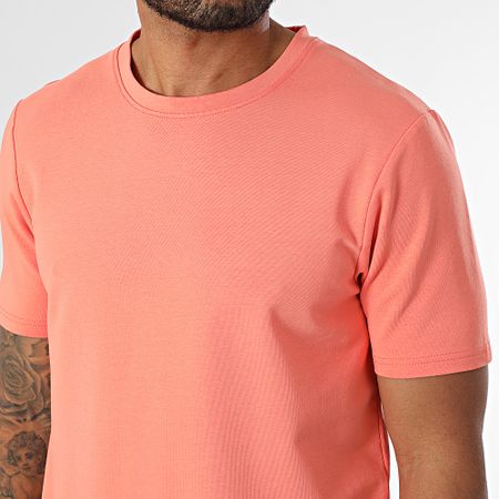 Black Industry - Conjunto de camiseta oversize y pantalón corto Salmón