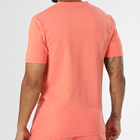 Black Industry - Conjunto de camiseta oversize y pantalón corto Salmón