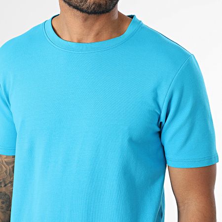Black Industry - Conjunto de camiseta oversize azul King y pantalón corto de jogging