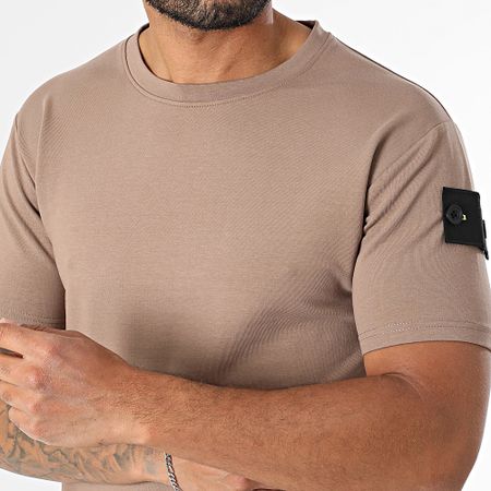 Black Industry - Conjunto de camiseta y pantalón corto 009 marrón