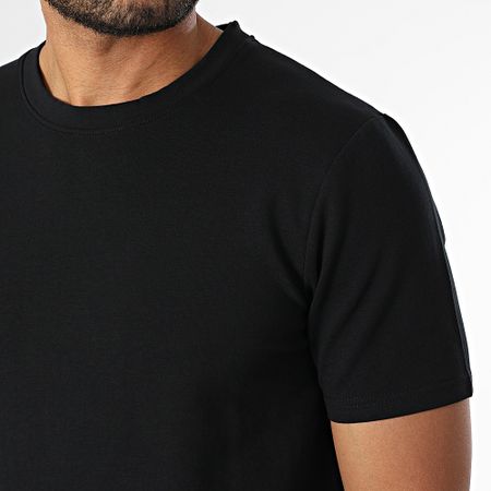 Black Industry - Conjunto de camiseta oversize negra y pantalón corto de jogging
