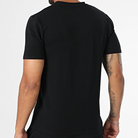 Black Industry - Conjunto de camiseta oversize negra y pantalón corto de jogging
