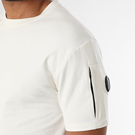 Black Industry - Conjunto de camiseta oversize y pantalón corto de jogging beige claro