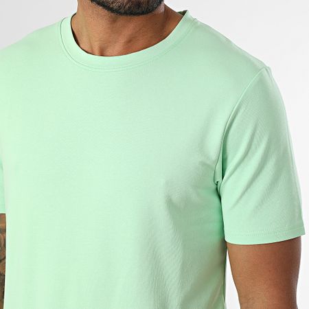Black Industry - Conjunto de camiseta oversize y pantalón corto verde claro