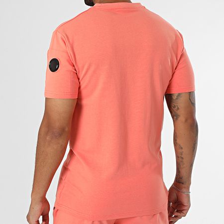 Black Industry - Conjunto de camiseta oversize y pantalón corto Salmón