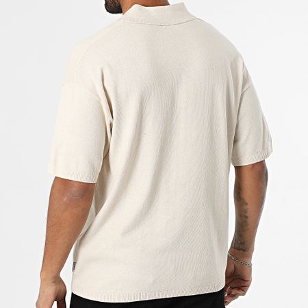 JJREBEL - Polo de manga corta Callum Beige