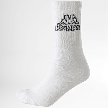 Kappa - Lote de 3 pares de calcetines 93520545 Blanco