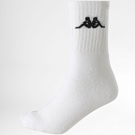 Kappa - Lote de 3 pares de calcetines 93520545 Blanco