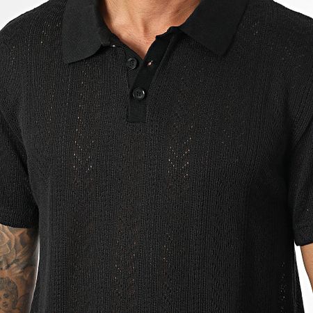 Uniplay - Polo de manga corta Open 520 Negro