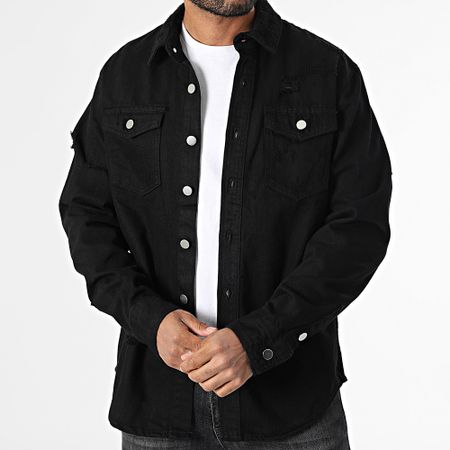 Uniplay - 888 Sobrecamisa vaquera negra
