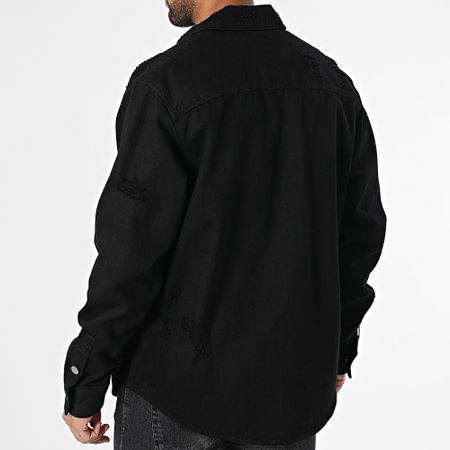 Uniplay - 888 Sobrecamisa vaquera negra