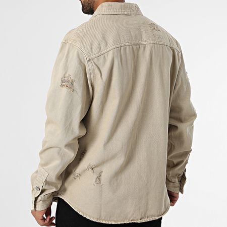 Uniplay - 888 Sobrecamisa de jean beige