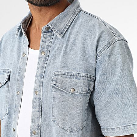 Classic Series - Jean 267 Camisa Manga Corta Lavado Azul