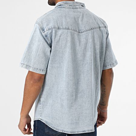 Classic Series - Jean 267 Camisa Manga Corta Lavado Azul