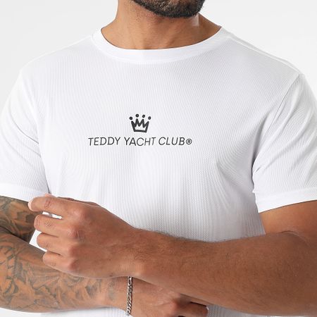 Teddy Yacht Club - Maison De Couture Conjunto de maillot Tech y pantalón corto de jogging Blanco Negro