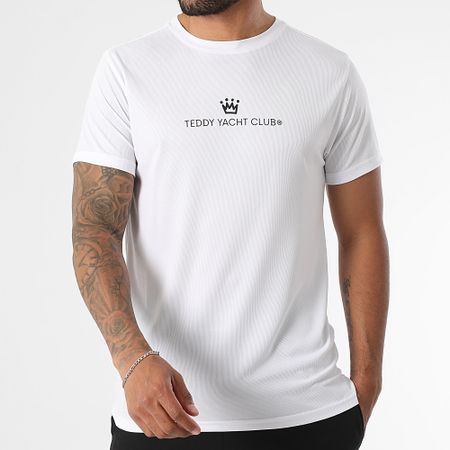 Teddy Yacht Club - Maison De Couture Conjunto de maillot Tech y pantalón corto de jogging Blanco Negro
