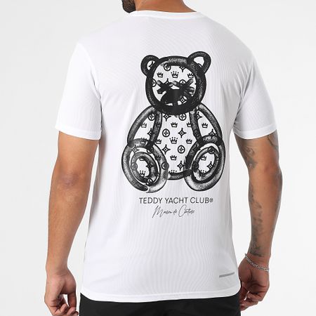 Teddy Yacht Club - Maison De Couture Conjunto de maillot Tech y pantalón corto de jogging Blanco Negro