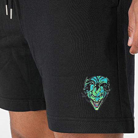 DC Comics - Joker Logo Jogging Shorts Negro