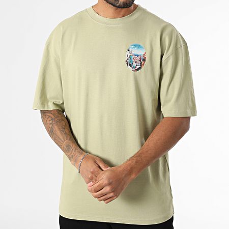 Black Industry - Camiseta oversize Alger 039 Verde