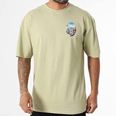 Black Industry - Camiseta oversize Alger 039 Verde