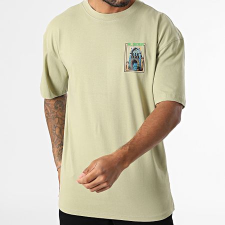 Black Industry - Camiseta oversize Argelia 044 Verde