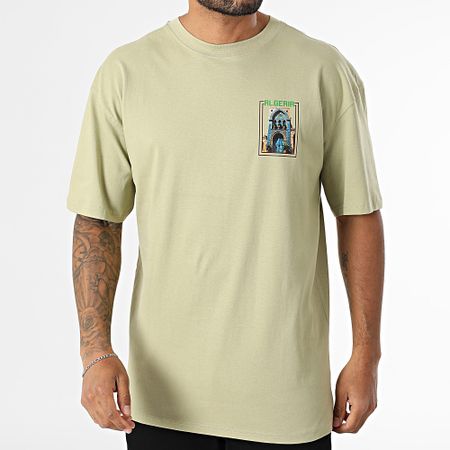 Black Industry - Camiseta oversize Argelia 044 Verde
