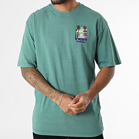 Black Industry - Camiseta oversize Côte D'Azur 033 Verde
